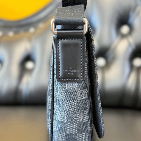 Authentic Louis Vuitton Damier Graphite District PM Messenger Bag - Picture 5 of 12